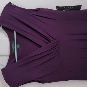 Ralph Lauren women's sleeveless dress in eggplant color Size 6 P